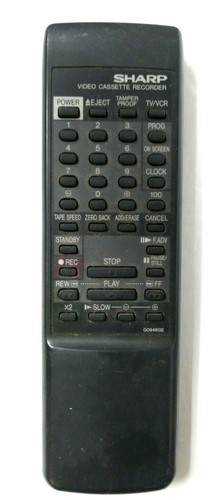 Sharp vcr remote video - remote,